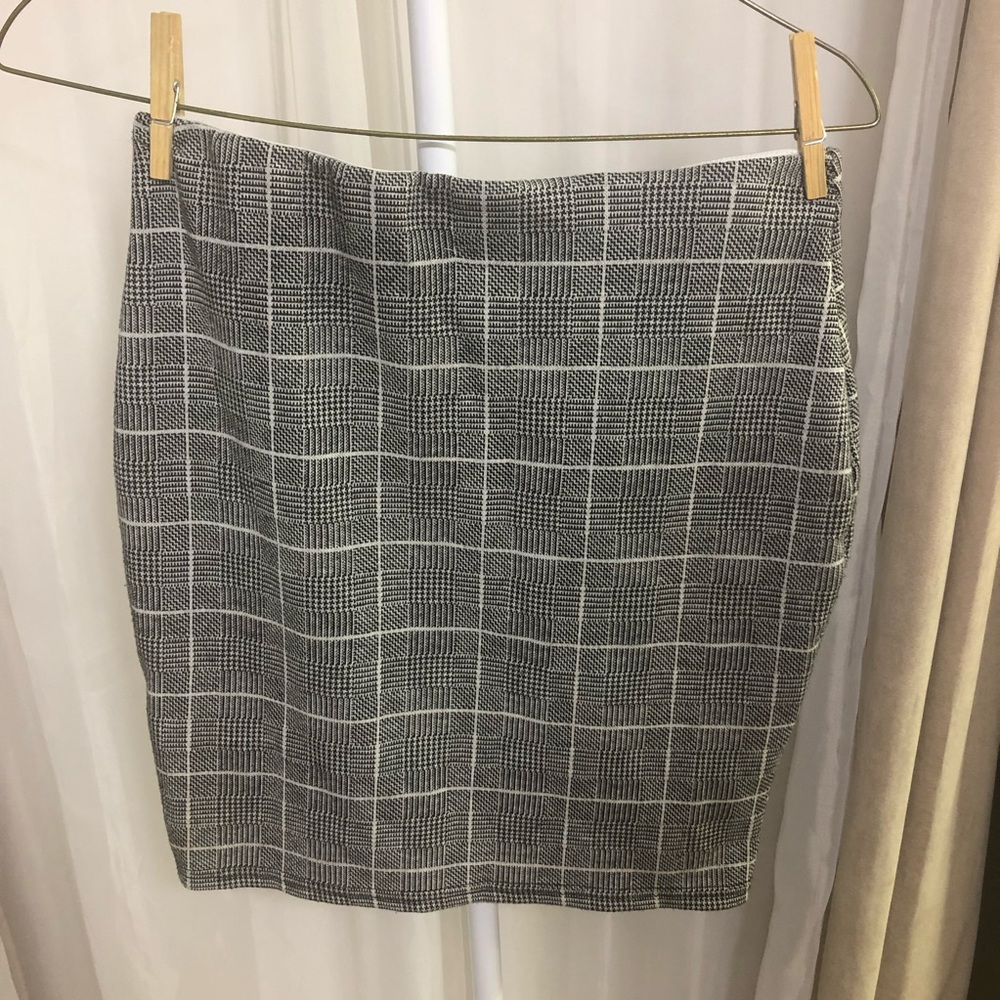 Plaid Mini Skirt